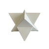 White Ceramic Geometric Décor - Small BSYG0298W3