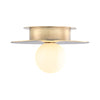 Uppsala Single Flushmount - Gold CA1001T