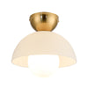 Barrie Flushmount - Gold & White CA49386T