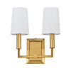 York Double Wall Light - Gold CA812T