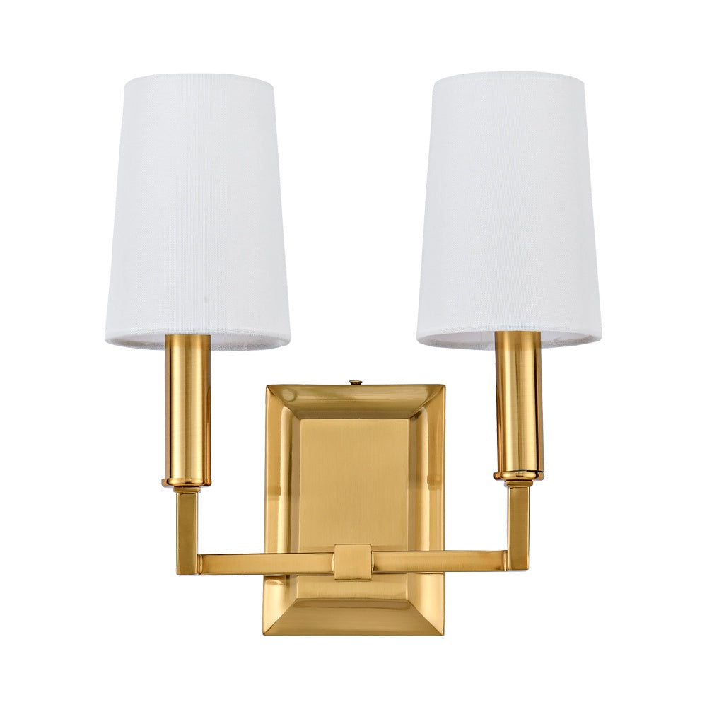 York Double Wall Light - Gold CA812T