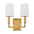 York Double Wall Light - Gold CA812T