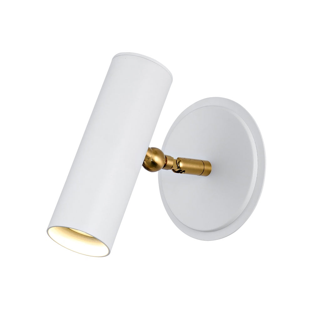 Preston Wall Light - White & Gold CA9151W