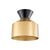 Avesta Flushmount - Gold & Black CAC9808B