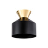 Avesta Flushmount - Black & Gold CAC9808T