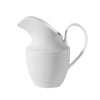 White Ceramic Decorative Pitcher with Handle Detail - Large CY4110W1