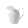 White Ceramic Decorative Pitcher with Handle Detail - Small CY4110W2