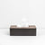 Leather & Wood Tissue Box Cover - Brown CZ-B-A-0057