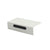 White Leather Box With Black Metal Detail - Small CZ-B-B-0316