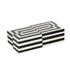 Black & White Piano Lacquer Decorative Box CZ-B-B-0475