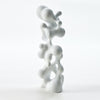 White Resin Abstract Sculpture CZ-S-B-0221