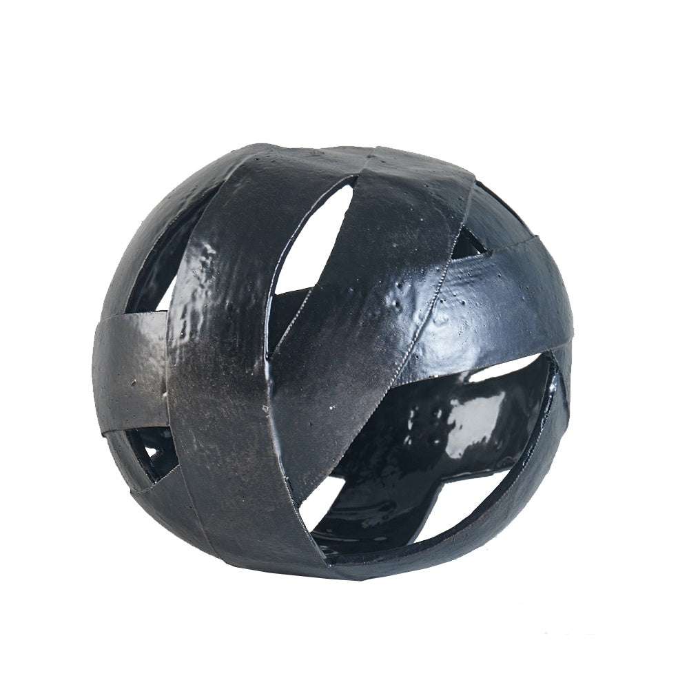Black Metal Abstract Sculpture CZ-S-B-0271