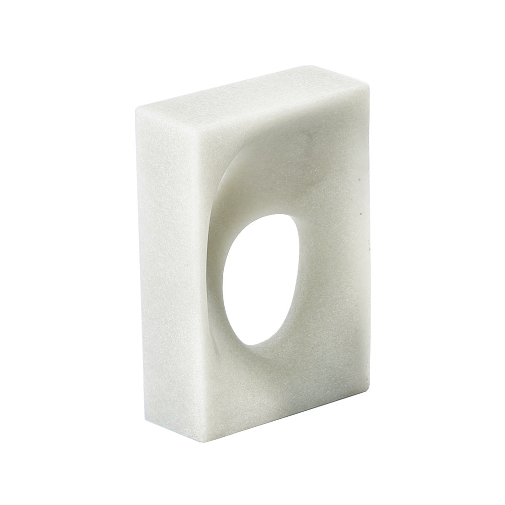 White Resin Abstract Sculpture CZ0008C
