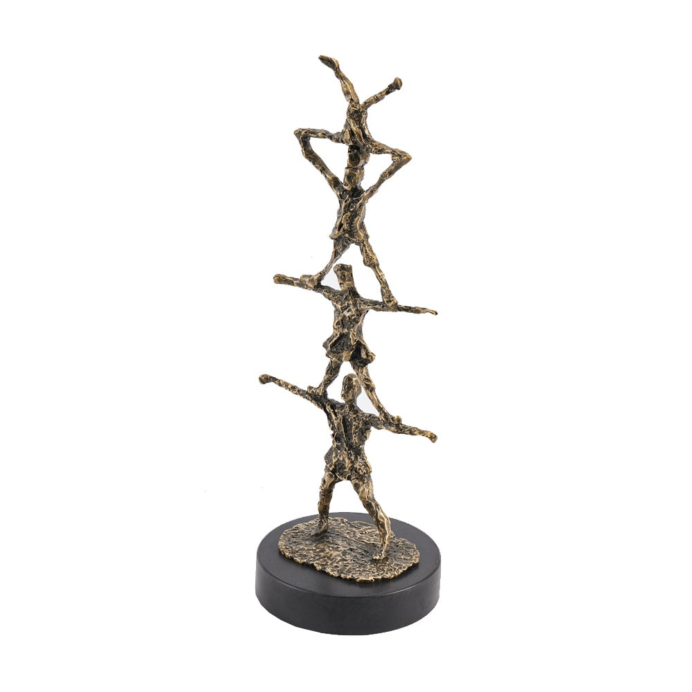 Bronze Metal Figurative Sculpture with Marble Base CZ0015C