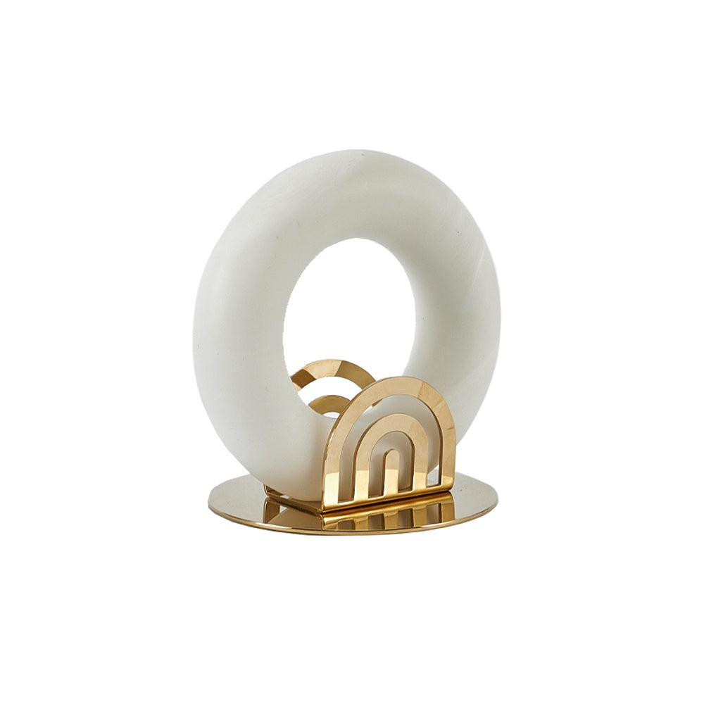 Metal & Resin Geometric  Sculpture - Medium CZ0070BS