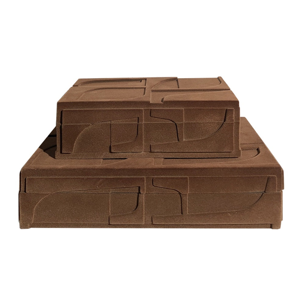 Brown Resin Decorative Box - Small CZ0266S