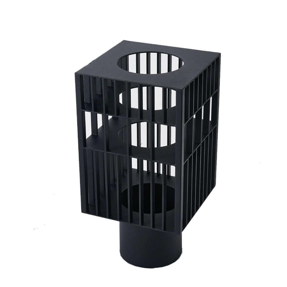 Black Metal Decorative  Vase - Large CZ0480AL