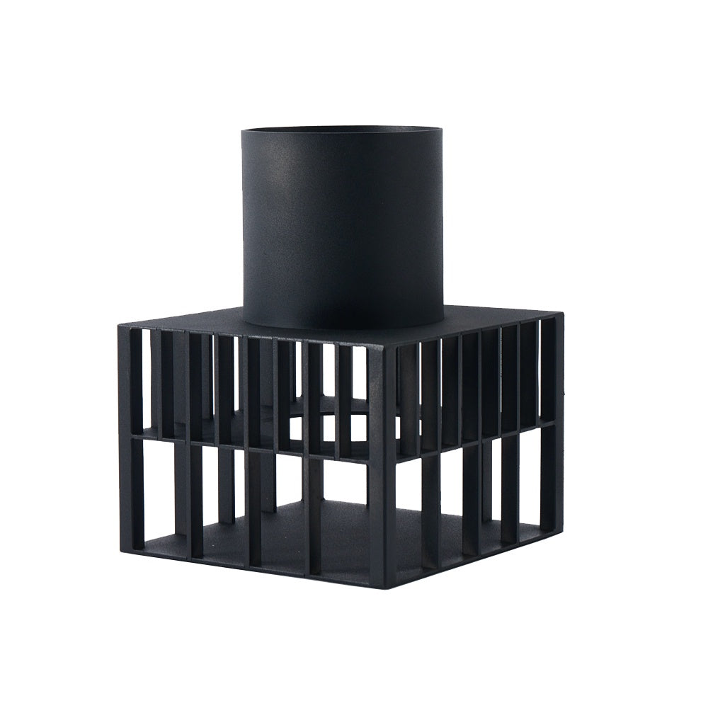 Black Metal Decorative  Vase - Small CZ0480AS