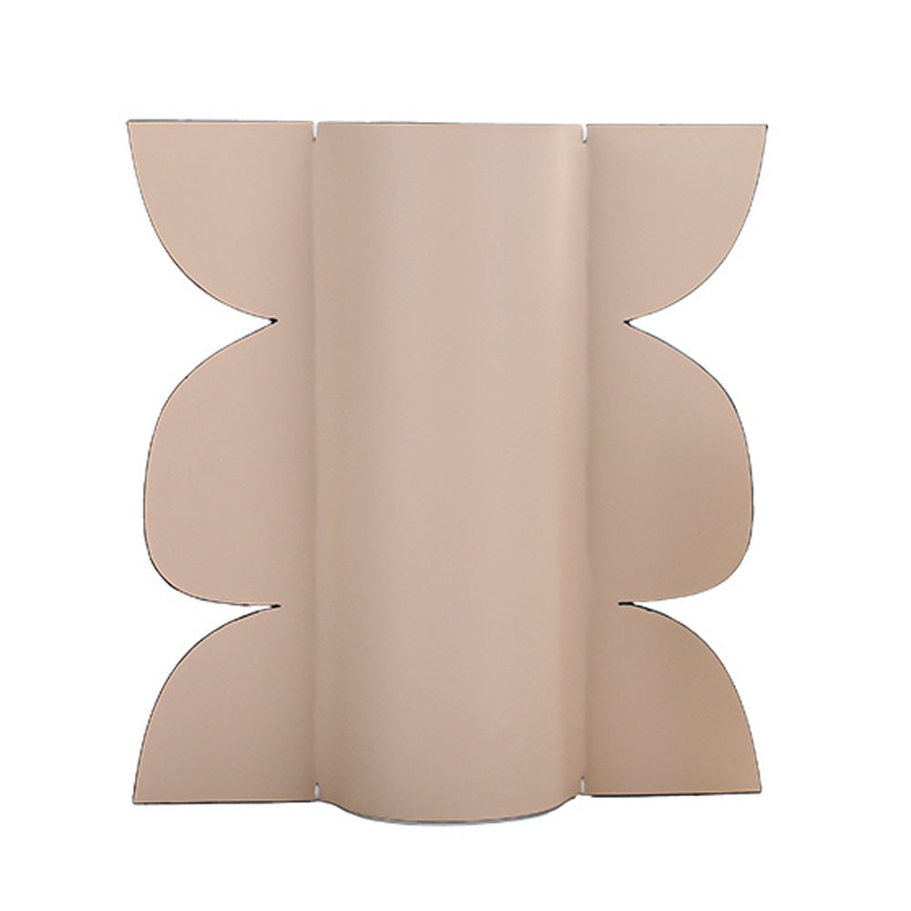 Beige PU Leather & Glass  Vase - Large CZ3009AL