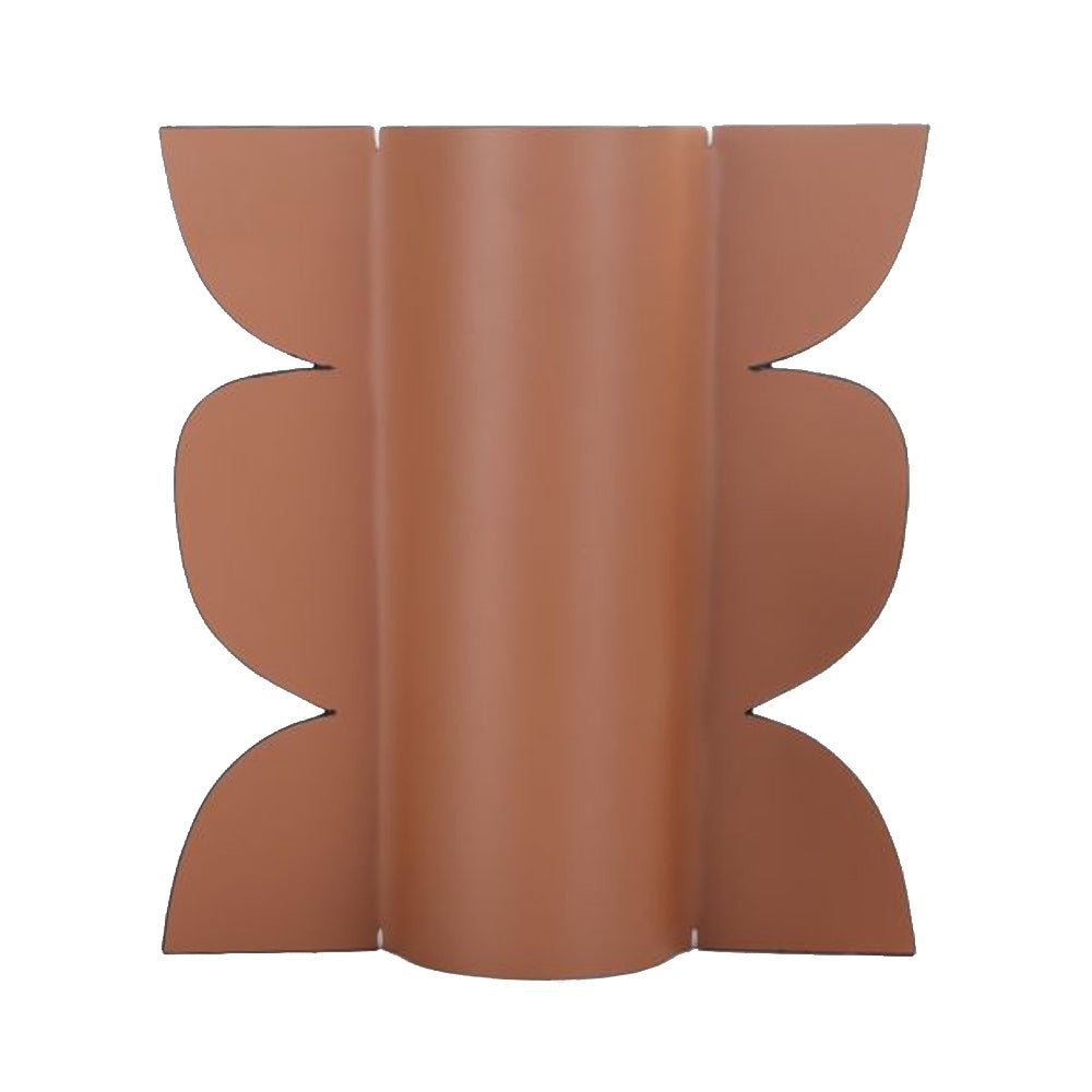 Clay PU Leather & Glass  Vase - Large CZ3009CL