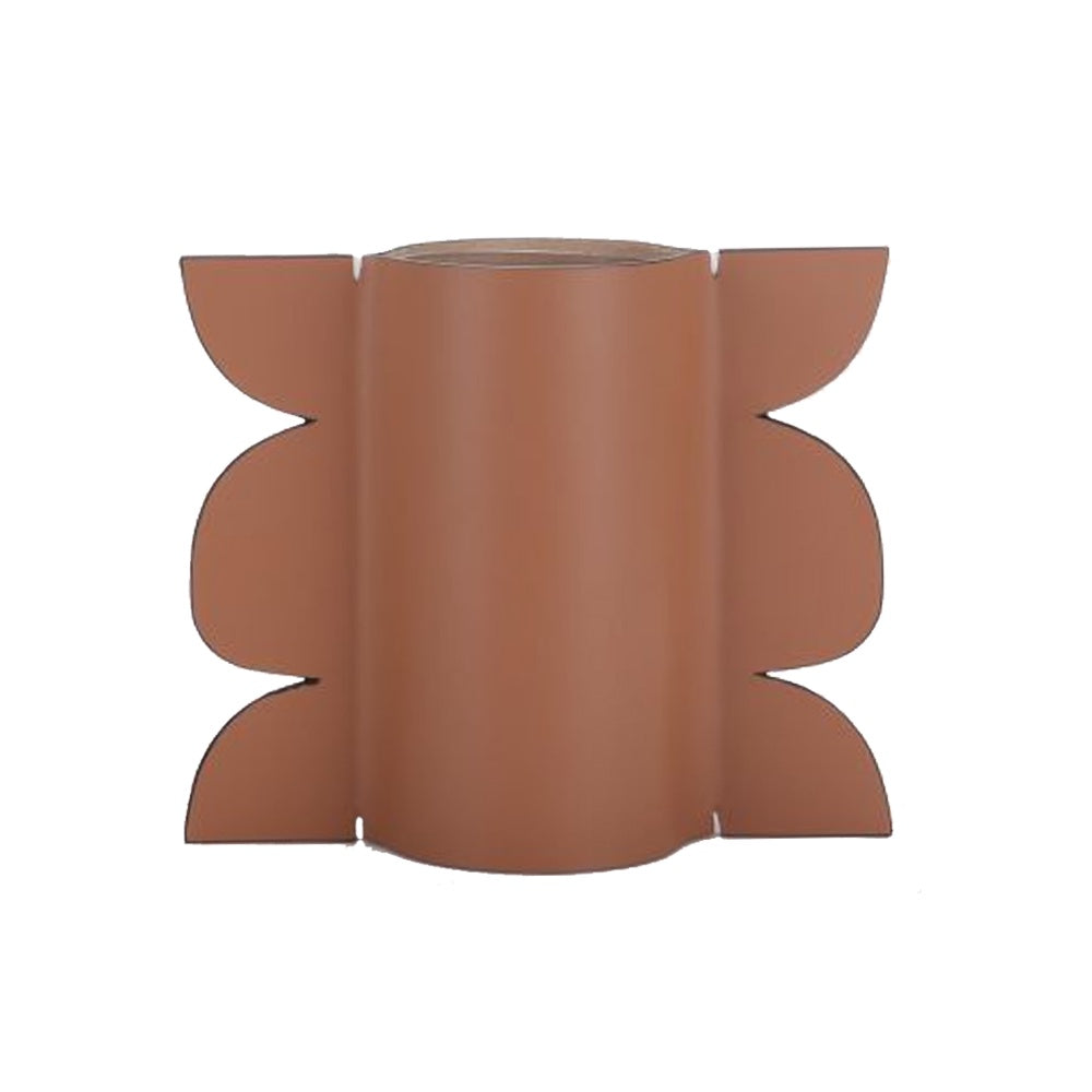 Clay PU Leather & Glass  Vase - Small CZ3009CS