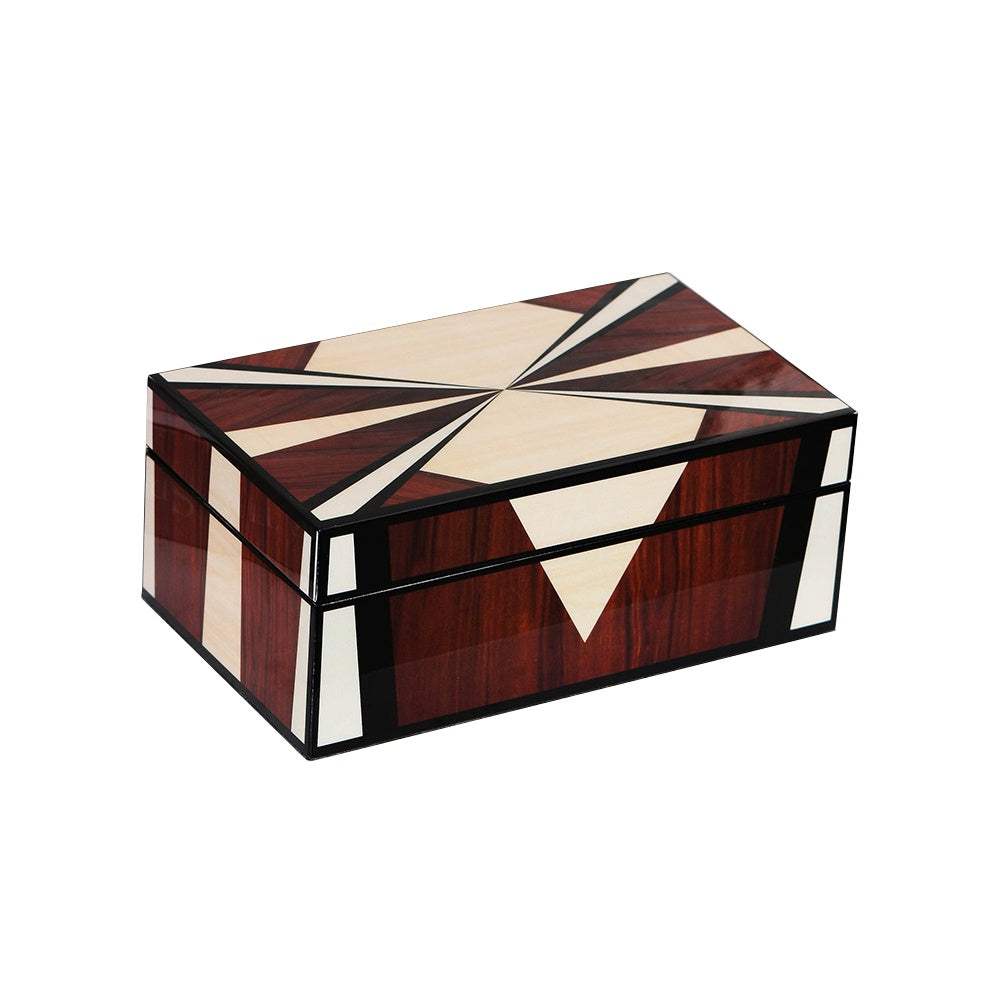 Matte Lacquered Decorative Box - Small CZ3009S