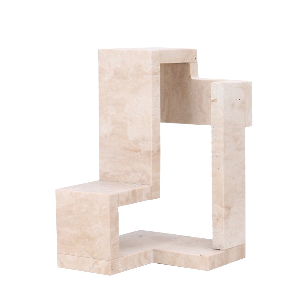 Beige Stone Abstract Sculpture CZ3021B