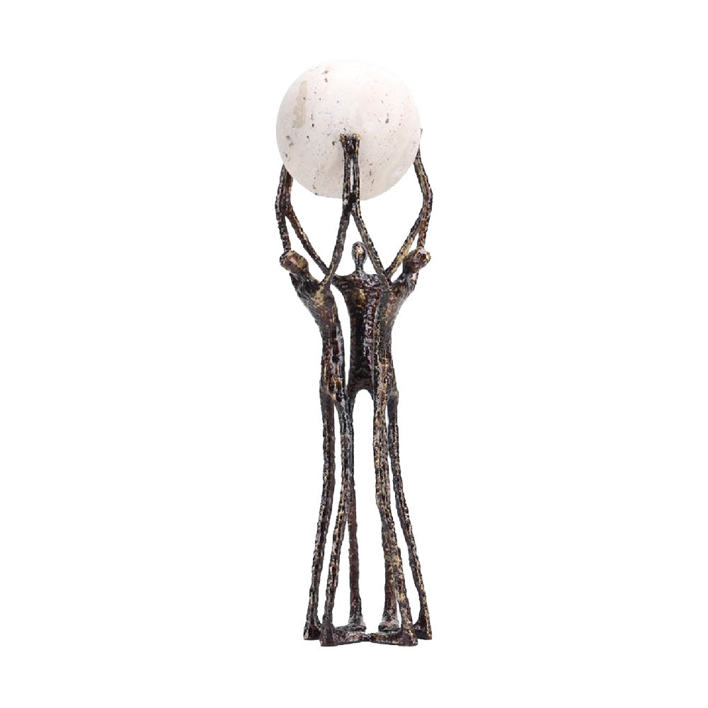 Metal & Marble Abstract Figurative Sculpture CZ3088