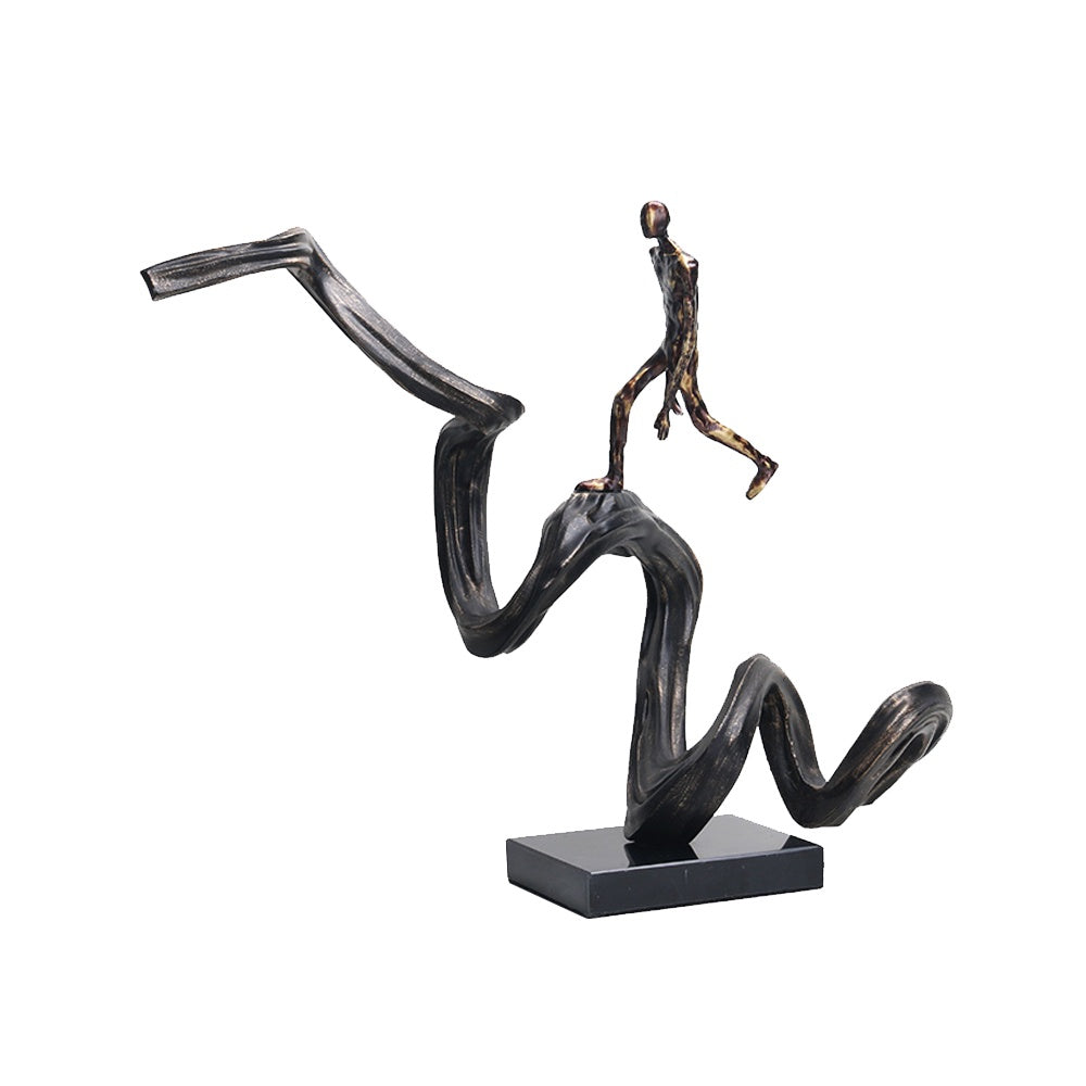 Dark Bronze Metal & Resin Figurative Sculpture CZ3158