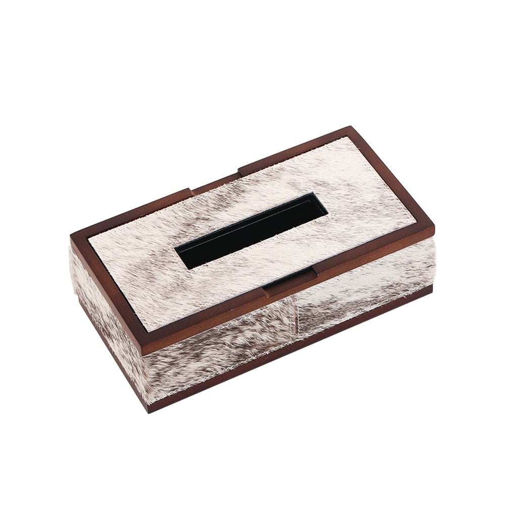 Hair-on-Hide Tissue Box Cover CZ4005