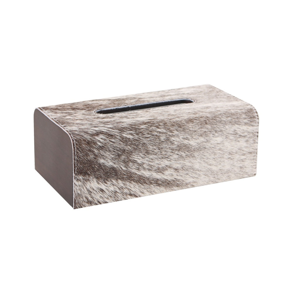 Hair-on-Hide Tissue Box Cover CZ4008A