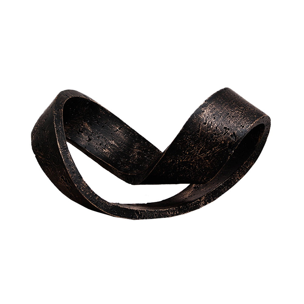 Dark Bronze Resin Abstract Sculpture CZ4044