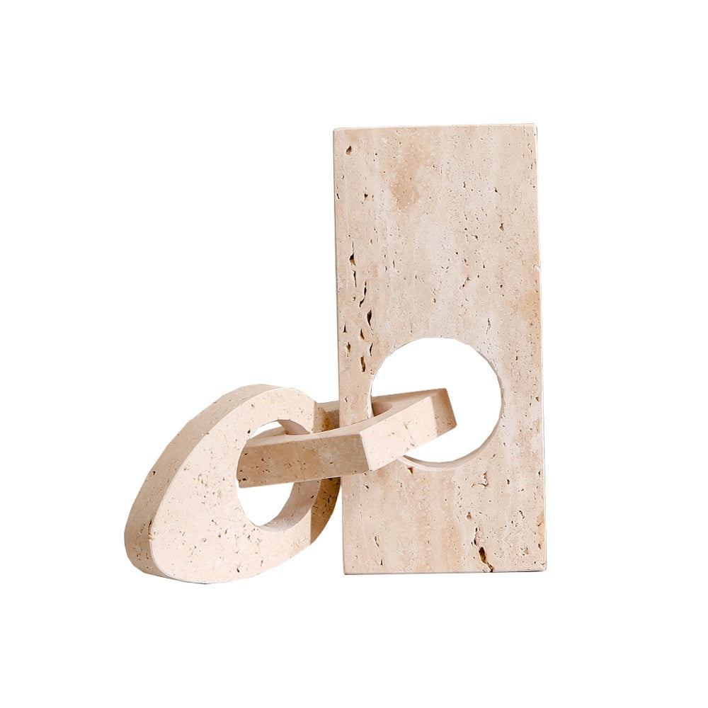 Beige Marble Abstract Sculpture CZ4061A