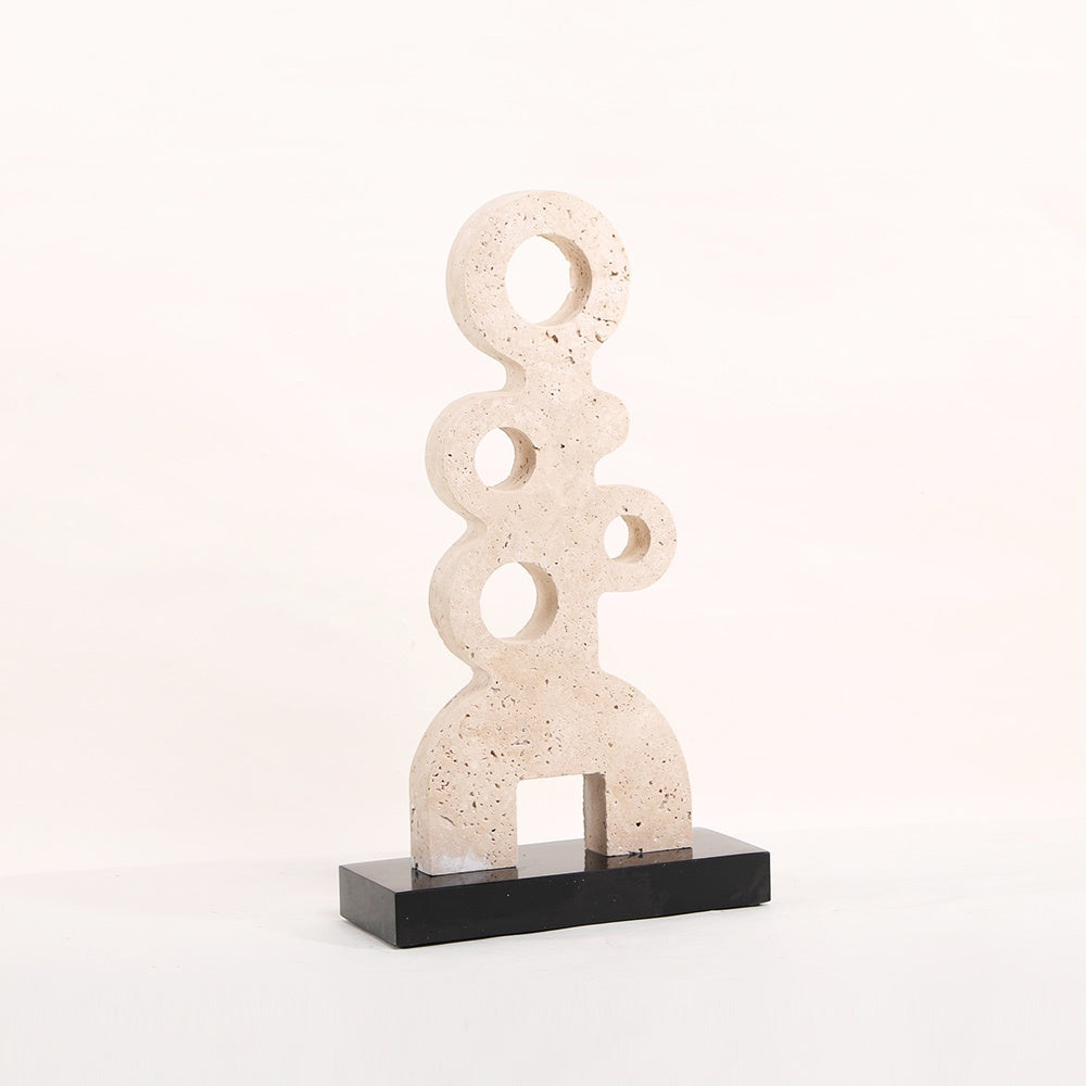 Beige Marble Abstract Sculpture CZ4114