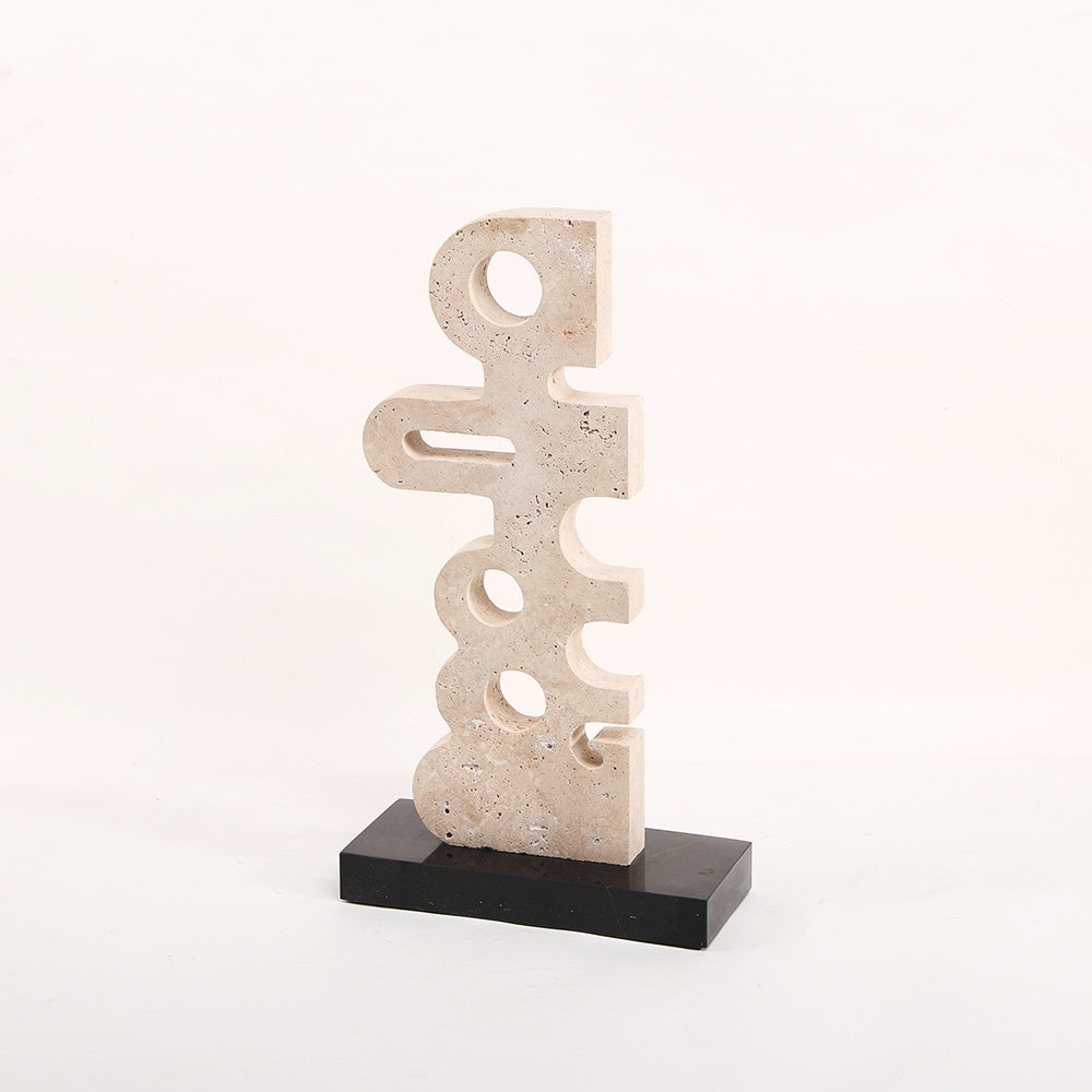 Beige Marble Abstract Sculpture CZ4115