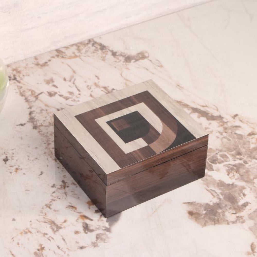 Wooden Inlay Decorative Box CZB-1019