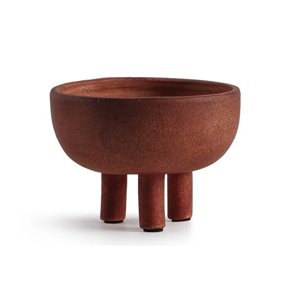 Clay Ceramic Footed Bowl CZCV-0039