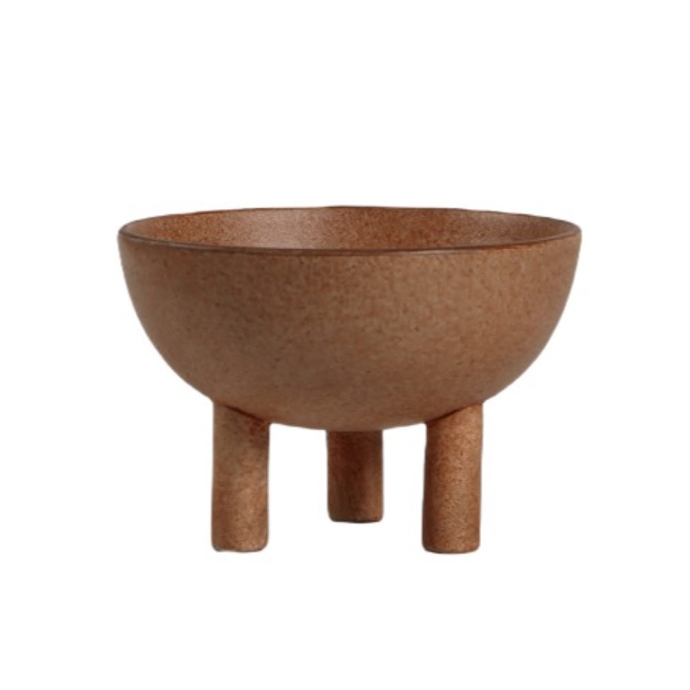 Clay Ceramic Footed Bowl CZCV-0122