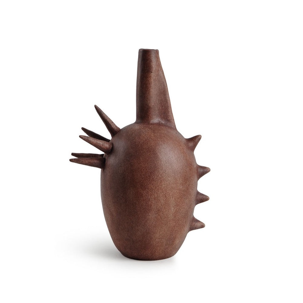 Brown Ceramic Vase CZCV-0166
