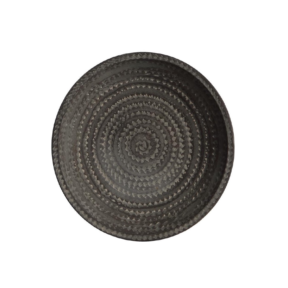 Deep Grey Ceramic Decorative Bowl CZCV-0232