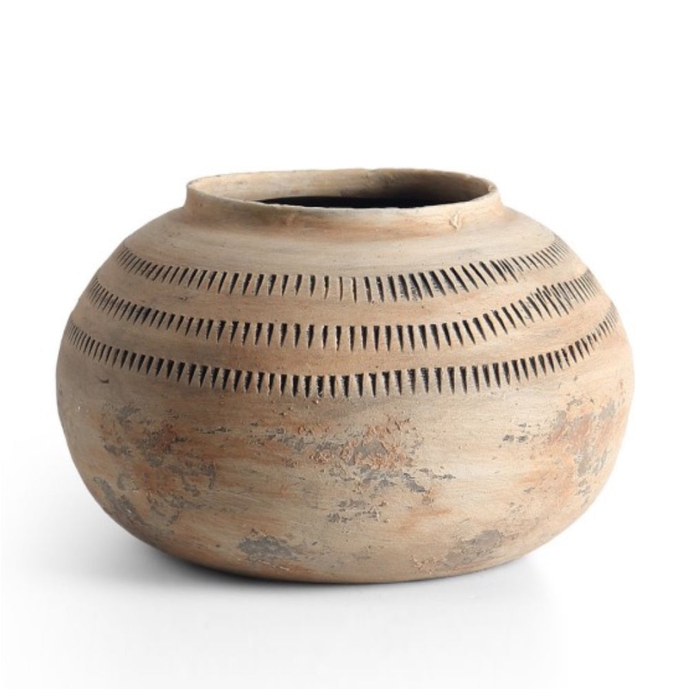 Antique Ceramic Pot - A CZCV-0236