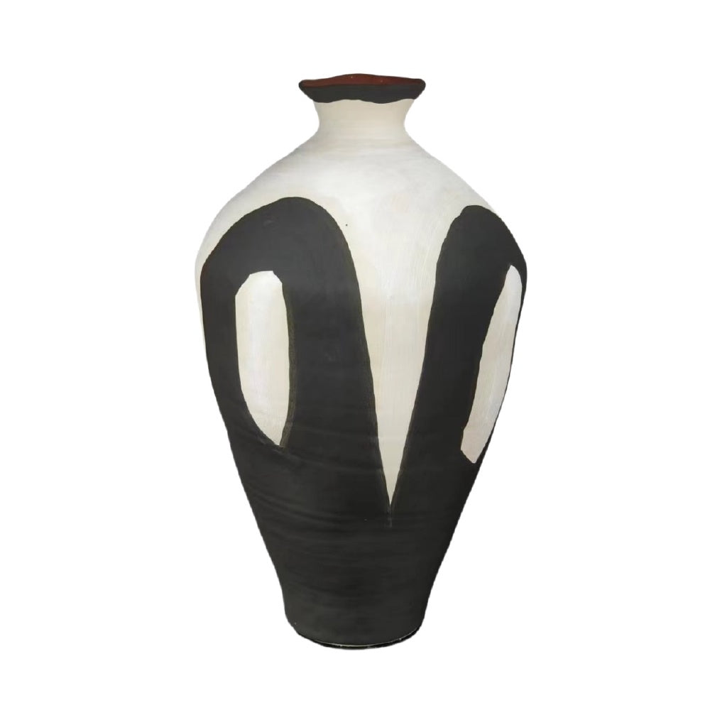 Black & White Ceramic Vase CZCV-0342