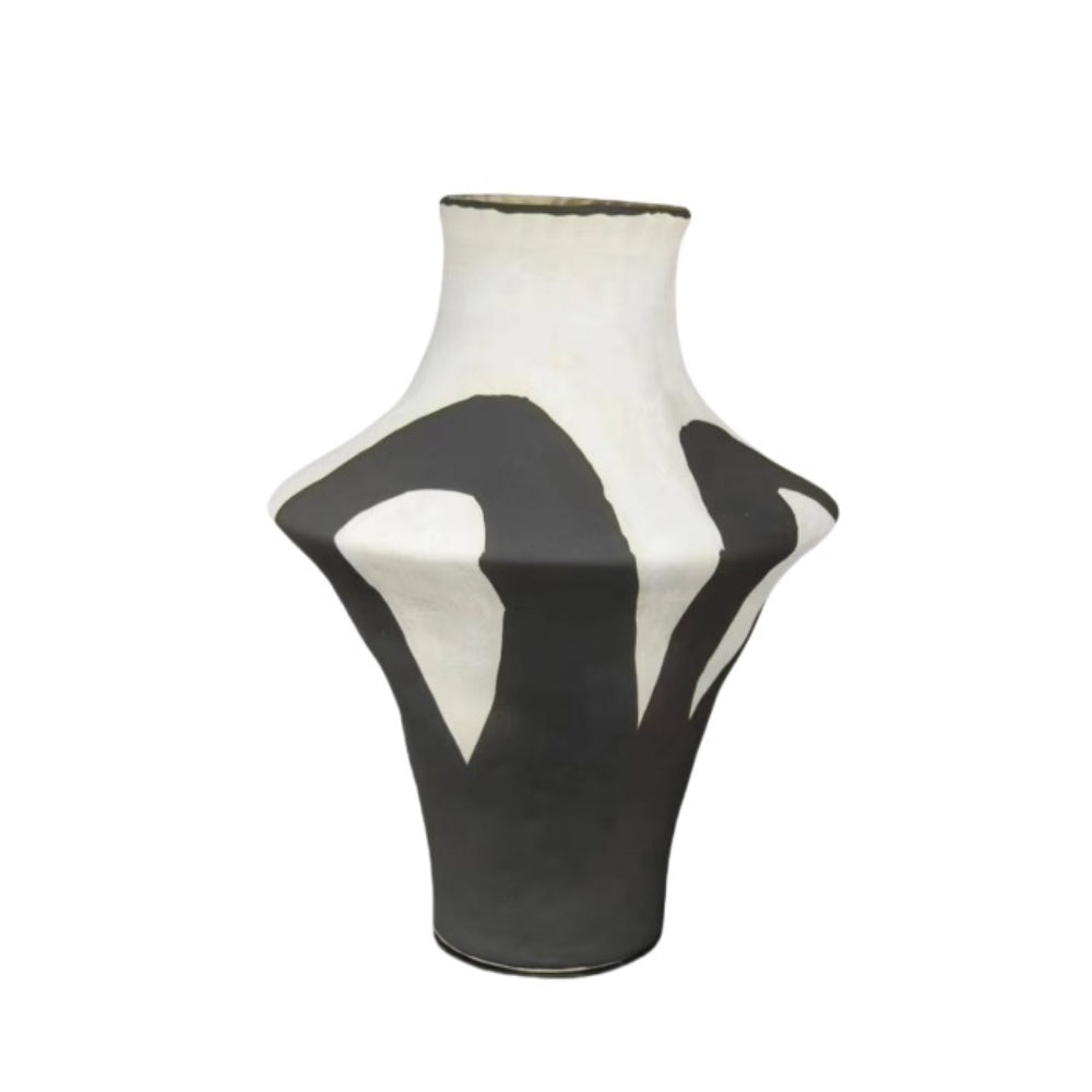 Black & White Ceramic Vase CZCV-0343