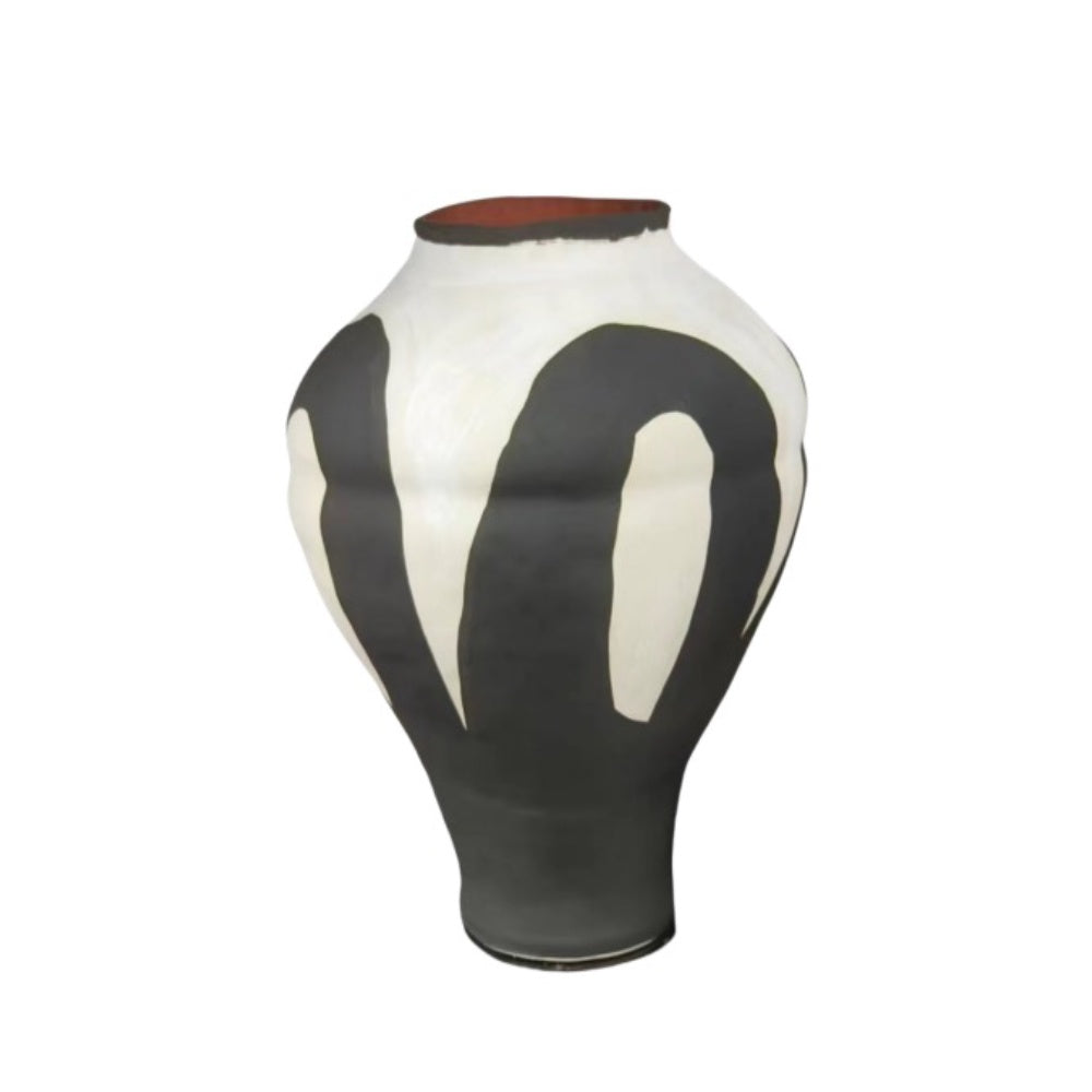 Black & White Ceramic Vase CZCV-0344