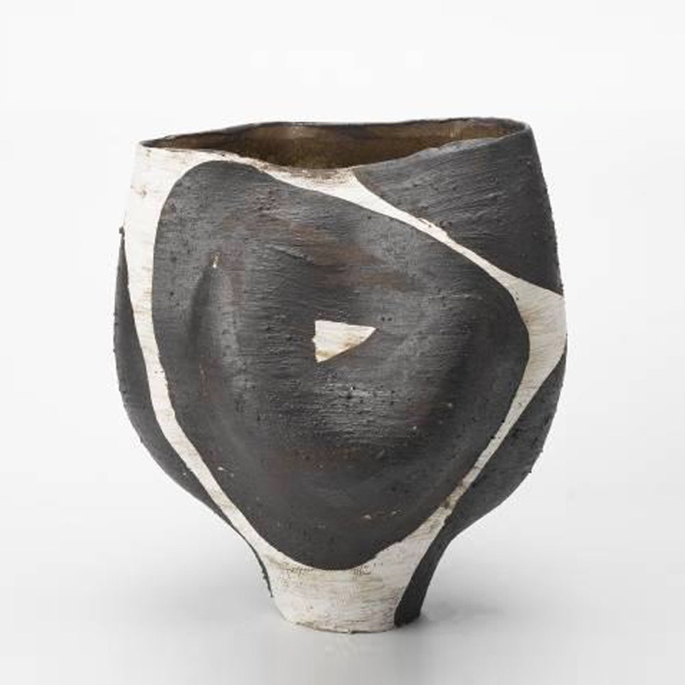 Black & White Ceramic Irregular Shaped Ceramic Vase CZCV-0752