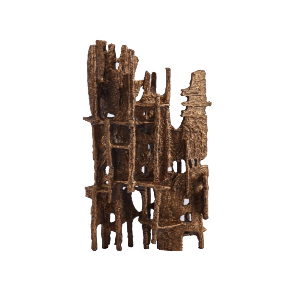 Antique Bronze Metal Abstract Sculpture CZD-1231