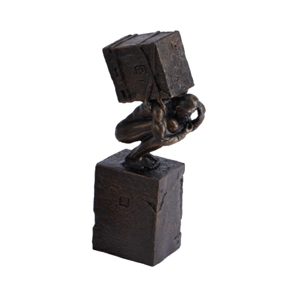 Dark Bronze Metal Figurative Sculpture CZD-1232