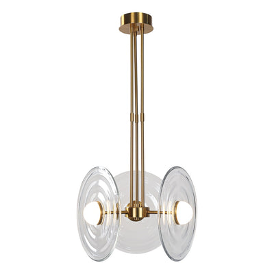 Lake Pendant Light - Gold & Clear DQ8153-GC