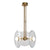 Lake Pendant Light - Gold & Clear DQ8153-GC