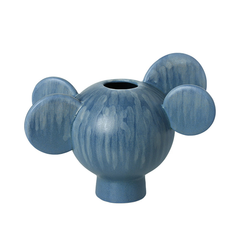 Blue Cactus Inspired Ceramic Vase FA-D26047C